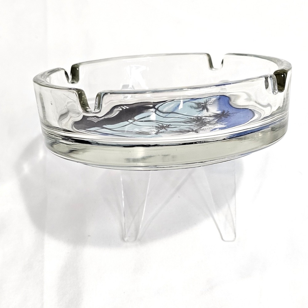 Glass art Hawaii  Colorful 4-1/4" Glass with 4 Slots. - Picture 3 of 6